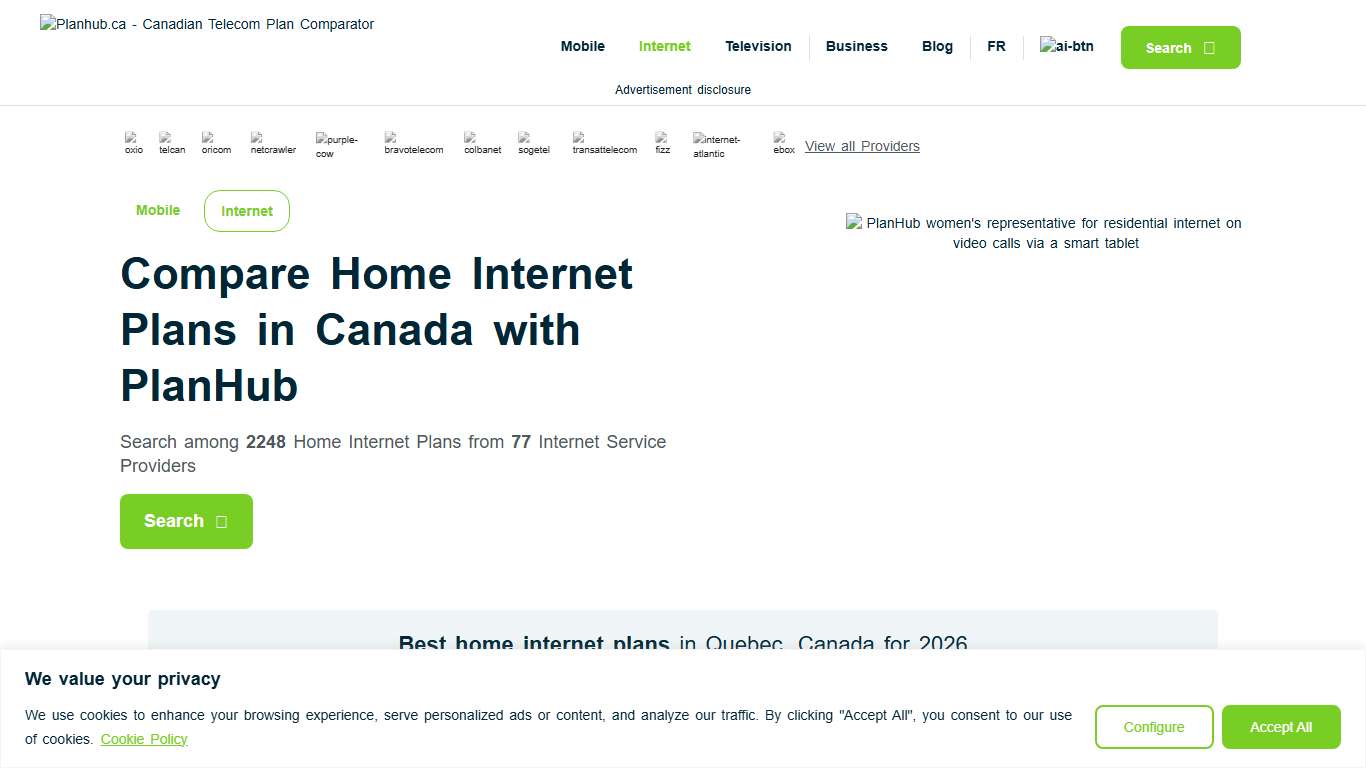 Internet Plan: Compare home internet plans in Canada for 2026 PlanHub
